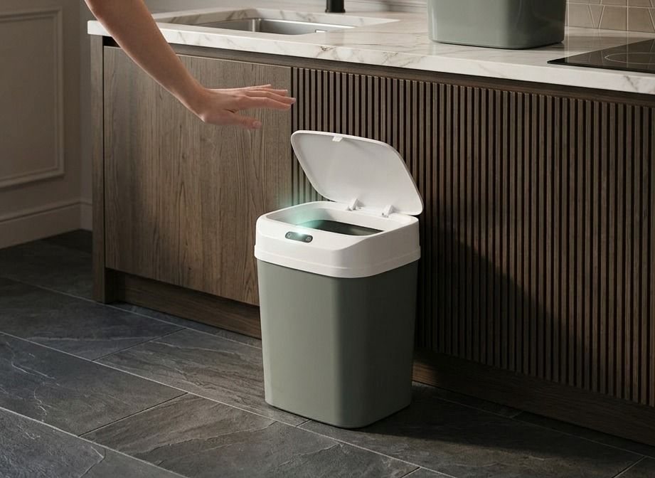 Caneca Automatica Con Sensor Basura
